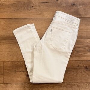 Levi’s Women's 721 High Rise Skinny Jeans White Denim Pants Size W28/L28